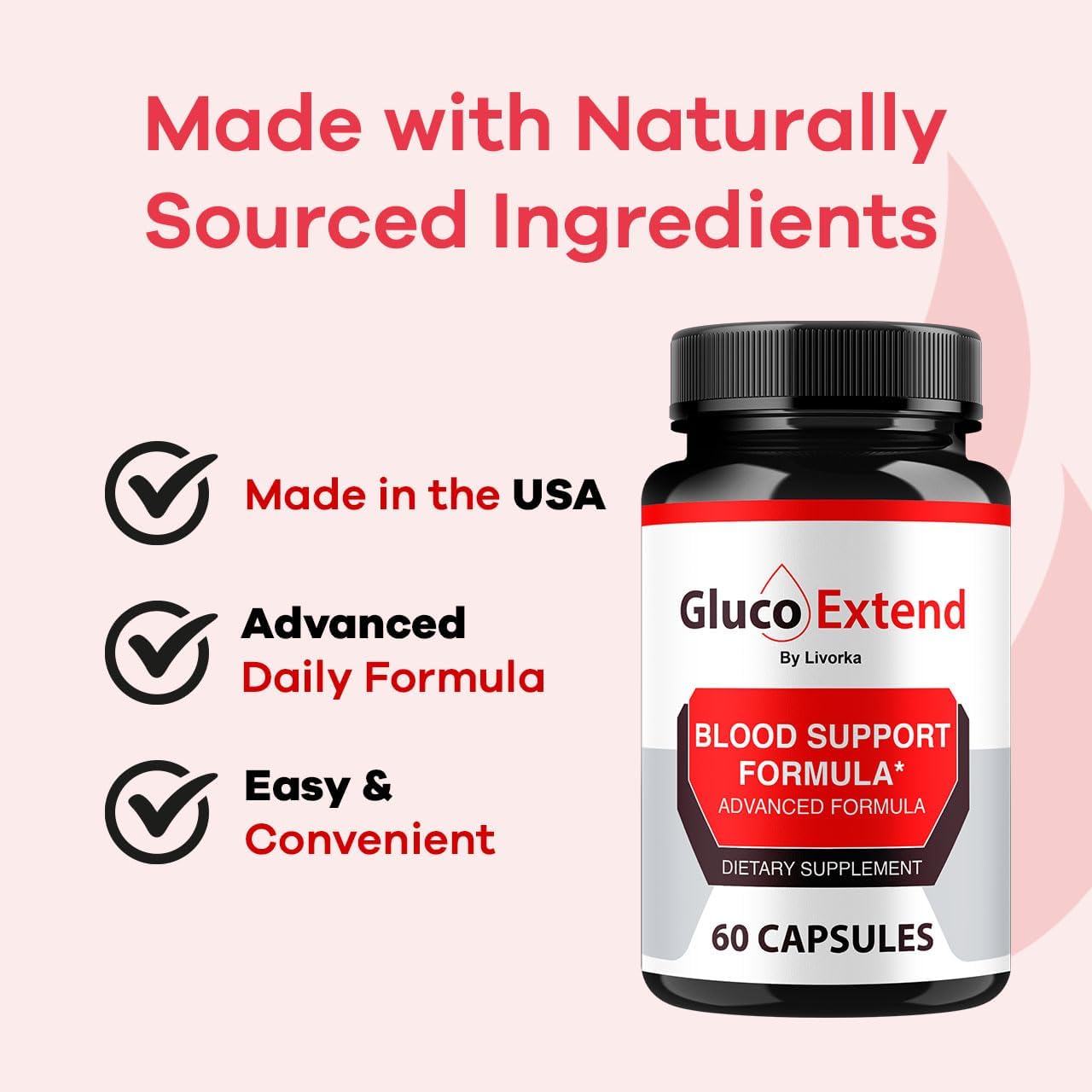 (3 Pack) Gluco Extend - Cápsulas para Apoyar Niveles Saludables, Ingredientes Naturales, Fórmula Avanzada, 180 Cápsulas para 3 Meses