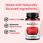 Gluco Extend - Cápsulas para Apoyar Niveles Saludables (2 Pack, 120 Cápsulas)