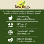 NEW ROOTS HERBAL Quercetin con Bromelina y Rutina - 90 Cápsulas Veganas
