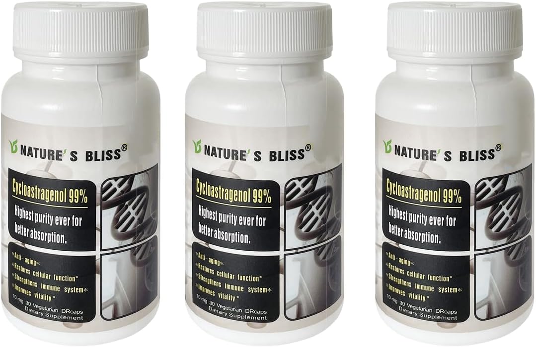 Cicloastragenol 10mg – 90 Cápsulas – Nature'sbliss