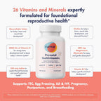 FullWell Women's Prenatal Multivitamin con Esencia de Limón - 240 Cápsulas (30 Dosis)