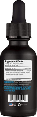 Lyfetrition Apigenina 70mg - Suplemento Líquido (118 ml, 220 dosis)
