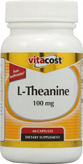 Vitacost L-Teanina de Suntheanine - 100 mg - 60 Cápsulas