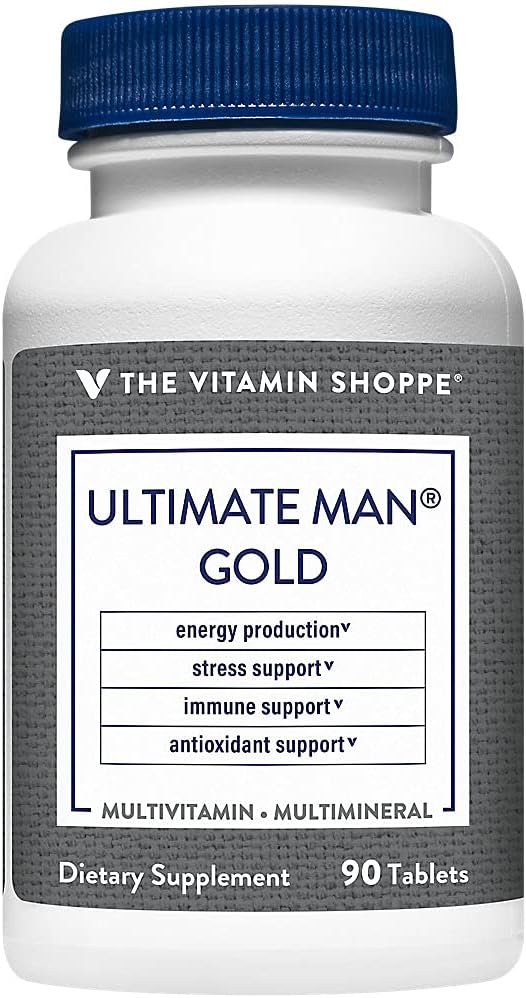 Ultimate Man Multivitamínico para Hombres - Alta Potencia - 90 Comprimidos