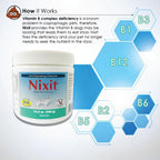 Nixit Gránulos Anticoprofagia para Perros, Sabor a Hígado de Pollo y Pescado Natural, 298 g