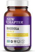 New Chapter Rhodiola Force 300 mg - Adaptogeno Vegano para el Estrés y la Concentración