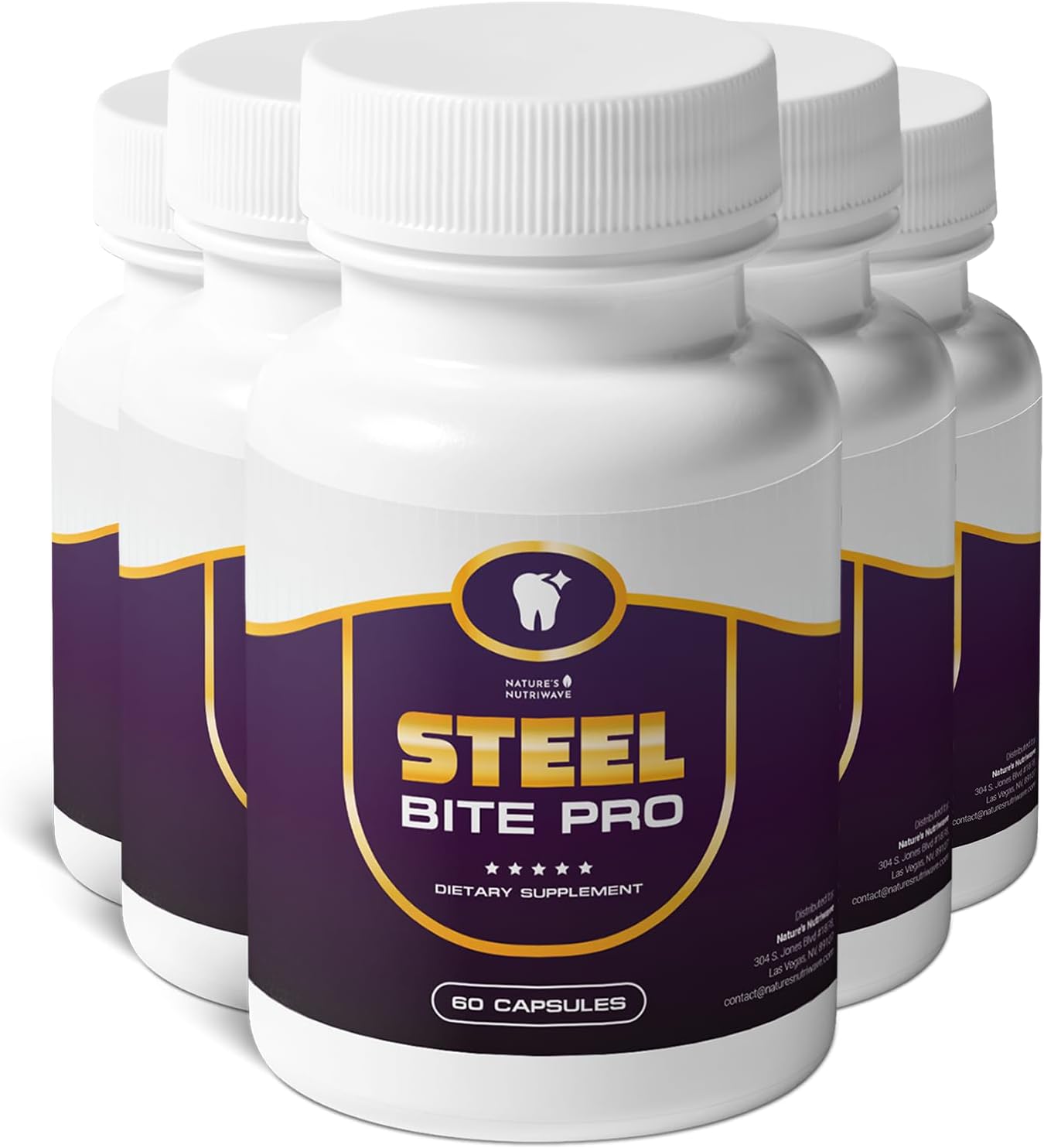 Steel Bite Pro – 23 Ingredientes Vegetales – 60 Cápsulas