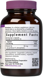Bluebonnet Nutrition CellularActive P-5-P 50 mg, 90 Cápsulas Vegetales