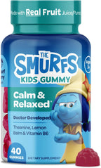 Smurfs Kids Calm Gummies – Gominolas Calmantes para Niños con Melisa y L-Teanina