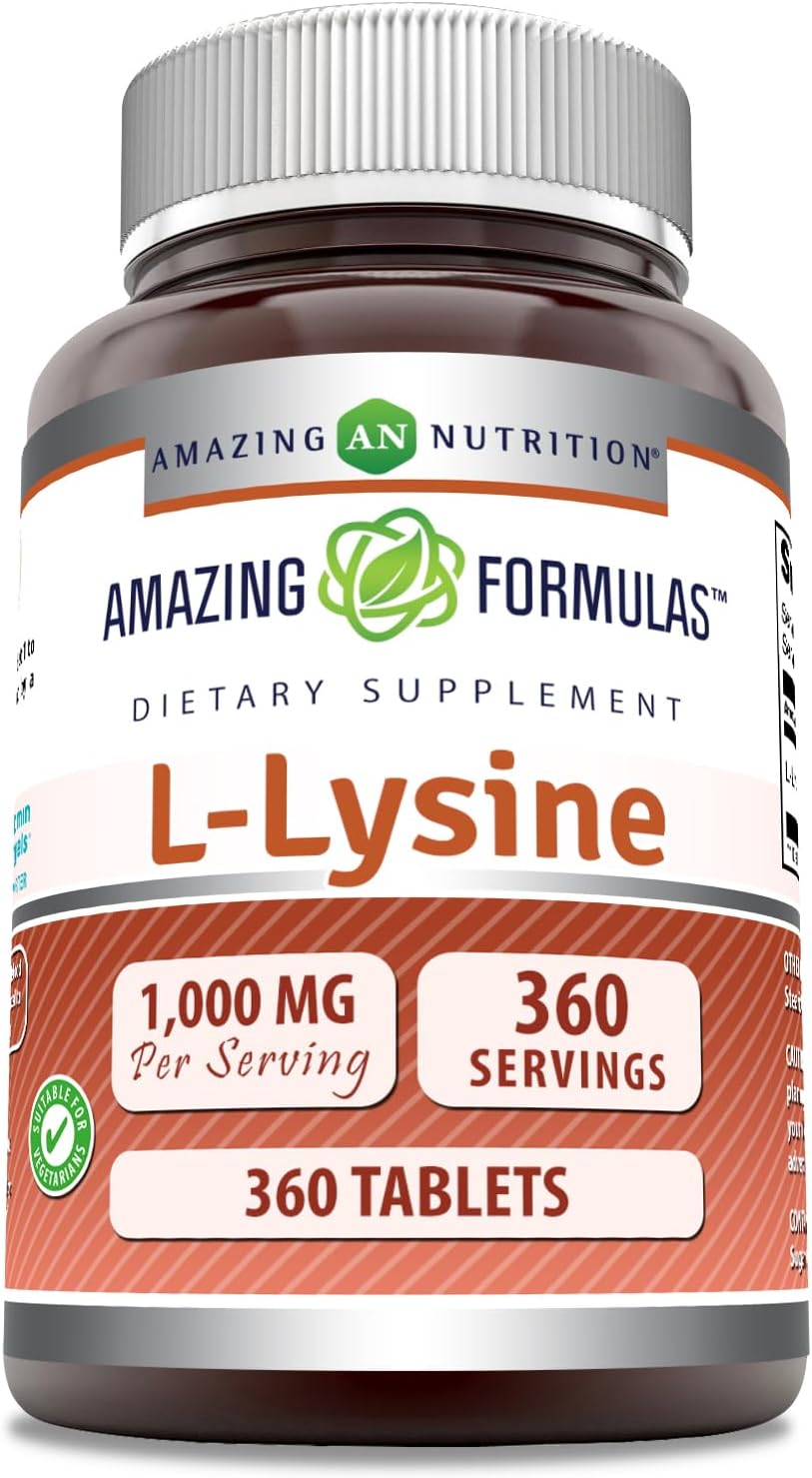 Amazing Formulas L-Lisina 1000mg - 90 Comprimidos
