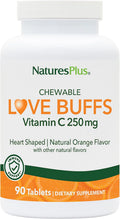 NaturesPlus Love Buffs - Vitamina C Tamponada 250mg - 90 Comprimidos