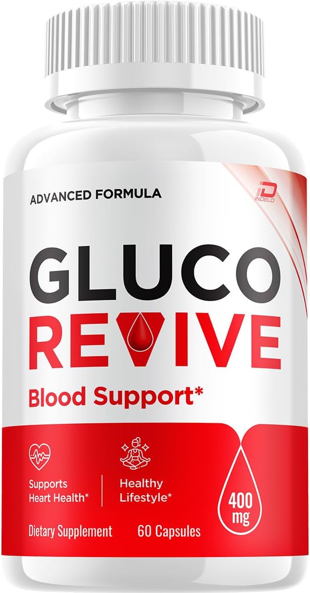 GlucoRevive Cápsulas, Suplemento Natural Avanzado (60 Cápsulas)