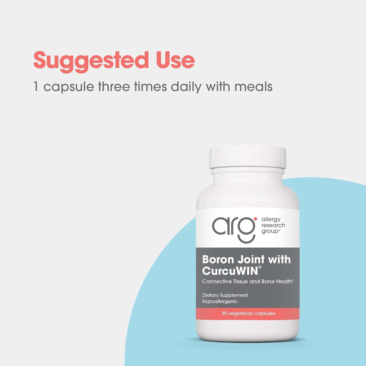 Allergy Research Group Boron Curcumin Complex - 90 Cápsulas Vegetarianas
