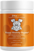 DNA PET Happy Healthy Órganos y Glándulas para Perros, Suplemento Multiorgánico de Hígado, Corazón, Riñón, Bazo, Páncreas, Médula Ósea y Timo Bovino, 85 g