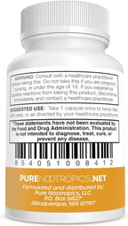 Pure Nootropics - Dihidroberberina (GlucoVantage) 100 mg, 90 Cápsulas | Super Berberine