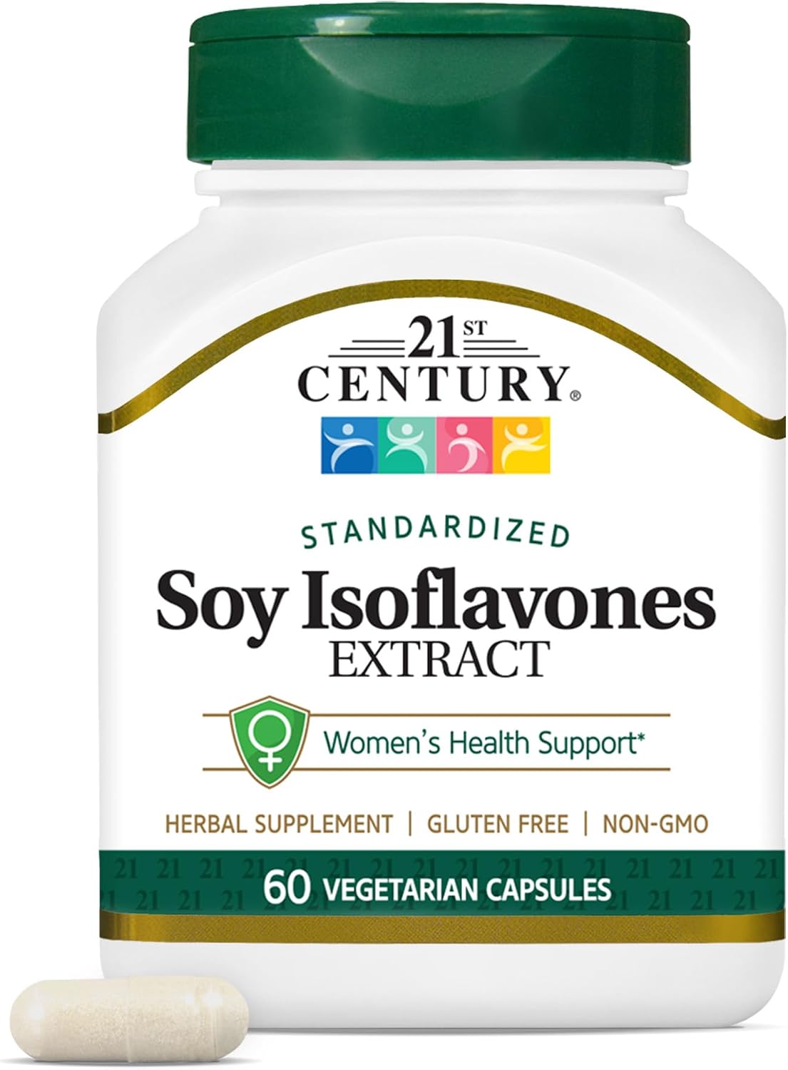 21st Century Soy Isoflavones, 60 Vegan Capsules