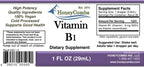 Vitamina B1 (Tiamina) Gotas - Extracto de Tiamina Vitamina B1 de Alta Potencia - Líquido Vitamínico Vegano, Sin Alcohol y Sin OGM - Mantiene la Salud del Sistema Nervioso, Apoya la Digestión y Aumenta la Energía, 1 Fl Oz