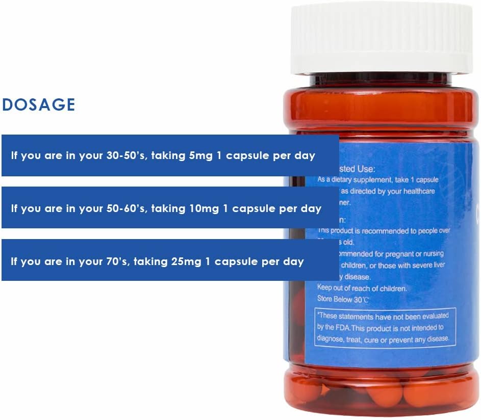 CAW Hypersorption Cycloastragenol 5 mg - 30 Cápsulas entéricas (3 Frascos)