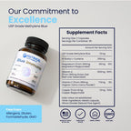 Nutricel Supplements Blue Immune 60 Cápsulas - Fórmula Nootrópica con Azul de Metileno USP