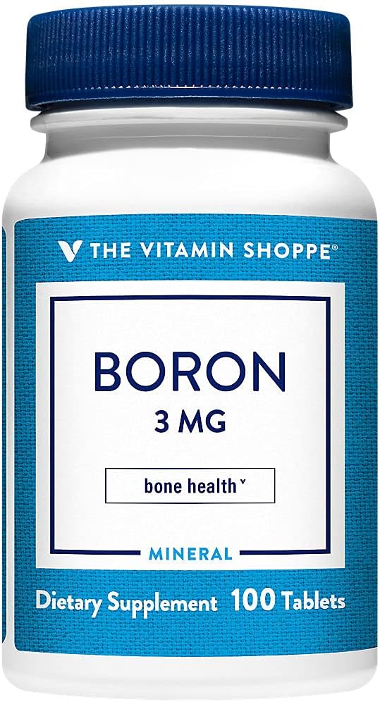 Boron 3 mg Chelate – High Absorption Formula (100 Tablets)