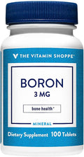 Boron 3 mg Chelate – High Absorption Formula (100 Tablets)