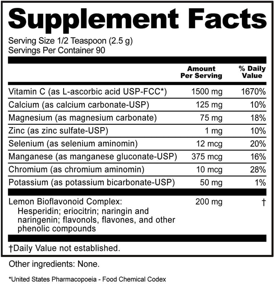 Polvo de Ascorbato Bio-C de NutriBiotic, 8 oz