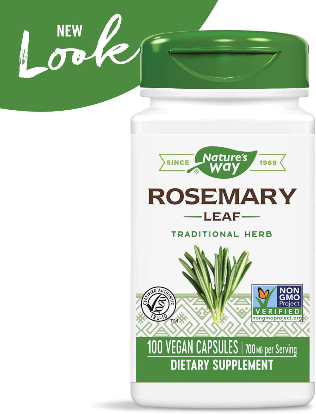 Nature's Way Romero Hoja 350 mg, 100 Cápsulas Veganas (Pack de 4)