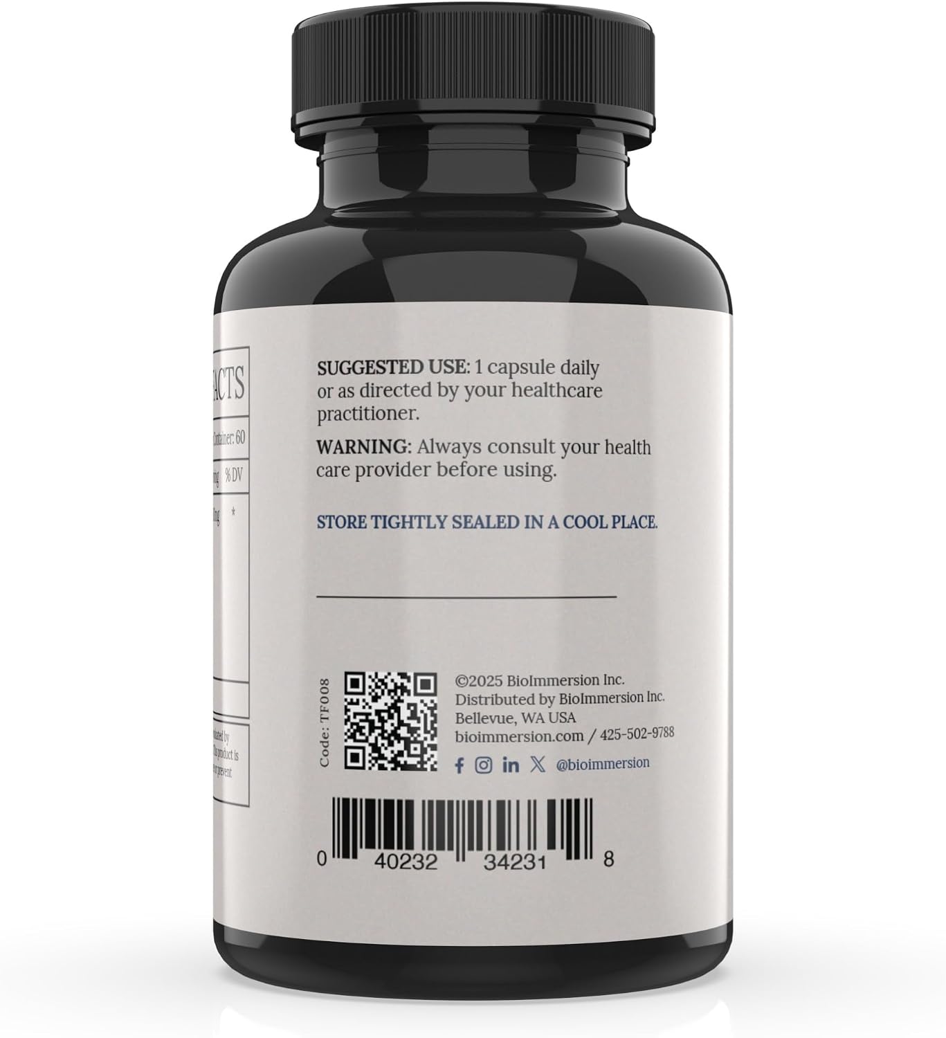 Extracto de Arándano Norteamericano 500mg - 60 Cápsulas Veganas