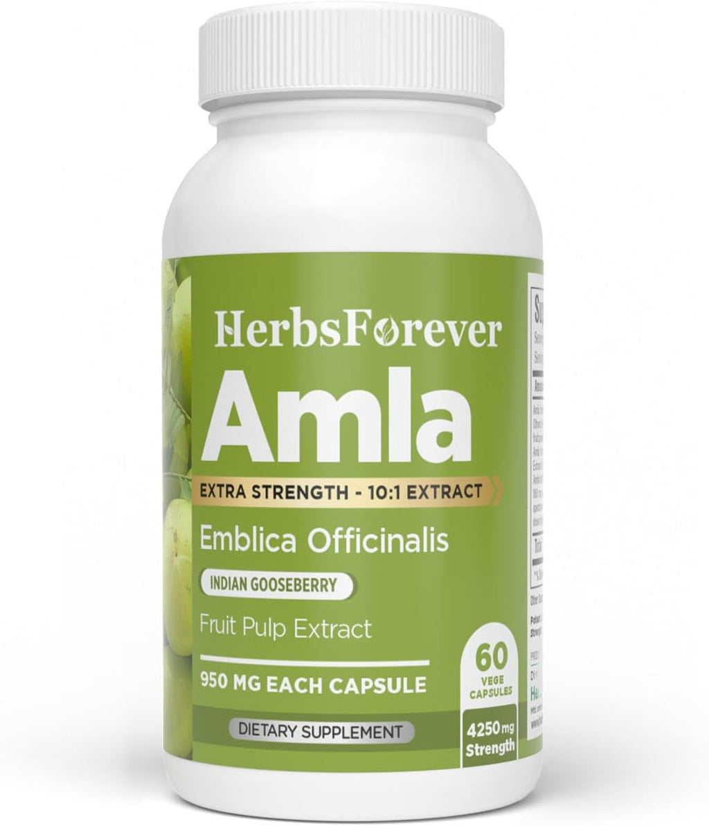 Herbsforever Amla (Grosella India) – 60 Cápsulas Veganas de 950mg