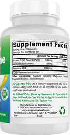 Berberine Plus 1000 mg por ración, 120 cápsulas (Pack de 3) - Best Naturals