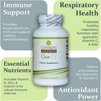 Clear CV - 120 Cápsulas | Vitaminas y Minerales Esenciales para el Soporte Inmunitario