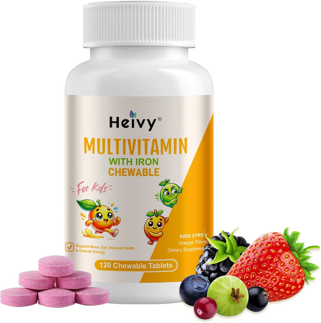Heivy Multivitamínico Infantil Masticable - 120 Comprimidos