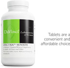 DAVINCI Labs Spectra Senior - Complemento alimenticio para apoyo cardiovascular, ocular y antioxidante - 180 cápsulas