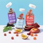 Baby Blues Pack Esencial Posparto para Nuevas Mamás, 3 Productos: Vitaminas para el Cabello, Gominolas de Vinagre de Manzana y Saúco, 180 Unidades