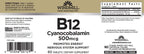 Windmill Vitamina B12 500 mcg, 60 Comprimidos