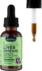 Liver Defense for Dogs and Cats - Liquid Liver Supplement with Milk Thistle and Dandelion - 60 ml
