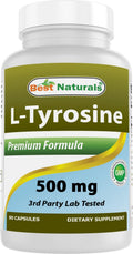 Best Naturals L-Tirosina 500 mg 90 Cápsulas