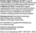 Breeder’s Edge in Between for Him – Multivitamínico diario para perros y gatos machos – 90 comprimidos