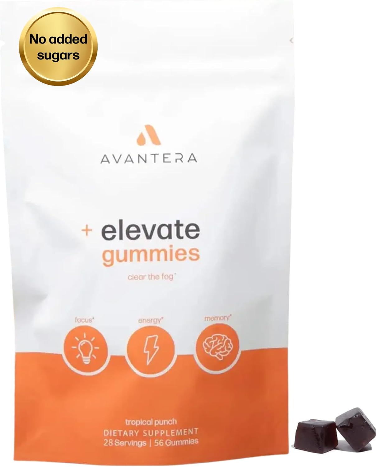 Avantera Elevate Gummies – Suplemento Nootrópico Premium para Concentración y Memoria – 56 Gominolas