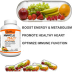 Multivitamínico Líquido Multi para Hombres y Mujeres - Mezcla Completa de Alimentos Integrales con CoQ10, B12, 42 Superalimentos y Enzimas - 120 Cápsulas Blandas