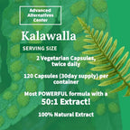 Organic Hope Extracto de Kalawalla Polypodium Leucotomos 50:1, 120 Cápsulas