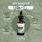 Earthley Wellness Vita-C - Tintura Natural de Vitamina C (60 ml)