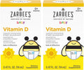 Zarbee's Gotas de Vitamina D3 para Bebés, 400 UI, Pack de 2 frascos de 14 ml