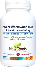 Extracto de Ajenjo Dulce (500 mg) con Vitamina C - 60 Cápsulas Veganas | NEW ROOTS HERBAL