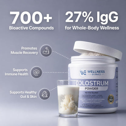 WELLNESS EXTRACT Calostro Bovino en Polvo – Factores de crecimiento: IGF-1, TGF-β, que favorecen la regeneración – Image 3