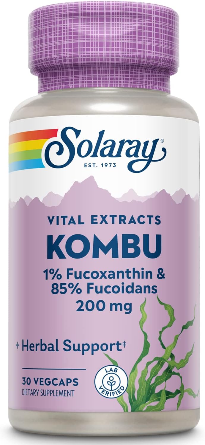Solaray Fucoxanthin Special Formula - 400 mg, 30 Cápsulas Vegetarianas