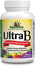 Complejo B Ultra con Minerales - 90 Comprimidos - Suplemento Alimenticio 100% Natural