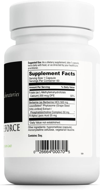 DAVINCI Labs Berberine Force - 60 Cápsulas Vegetarianas – Image 2