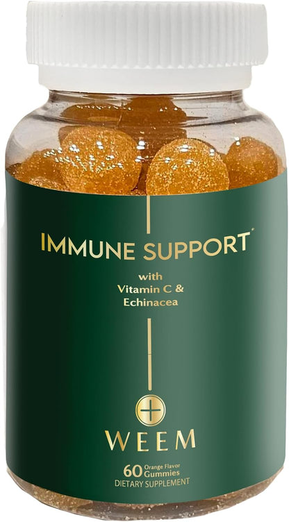 WEEM Gominolas de Refuerzo Inmunológico - Vitamina C, Zinc y Equinácea - Alternativa a las Pastillas - Sin Gluten - 3 Paquetes