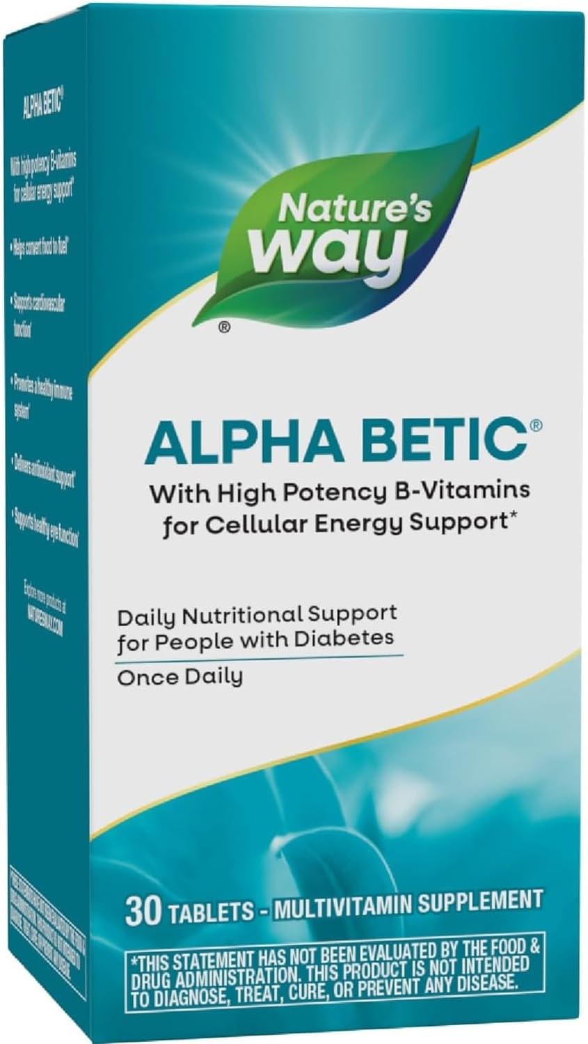 Alpha Betic Multi-Vitamin - Multivitamínico para Diabéticos (4 Pack de 30 cápsulas)